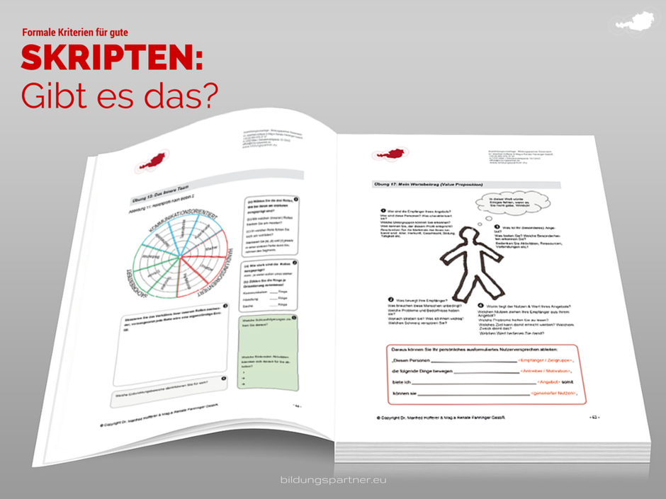Formale Kriterien für Skripten