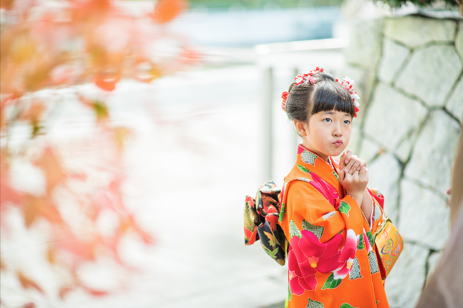 七五三撮影　出張カメラマン　出張撮影　北井香苗　7歳七五三　東京　深大寺　家族写真　ロケーションフォト　七五三　