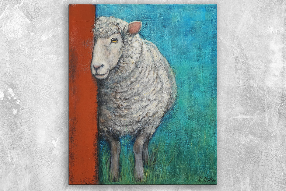 Professionelle Materialien/Ich arbeite mit hochwertigen Acrylfarben/Texturen in Künstlerqualität mit hoher Lichtechtheit. Struktur und Acrylmischung auf Leinwand schafft eine perfekte Kombination aus Farben und Textur.