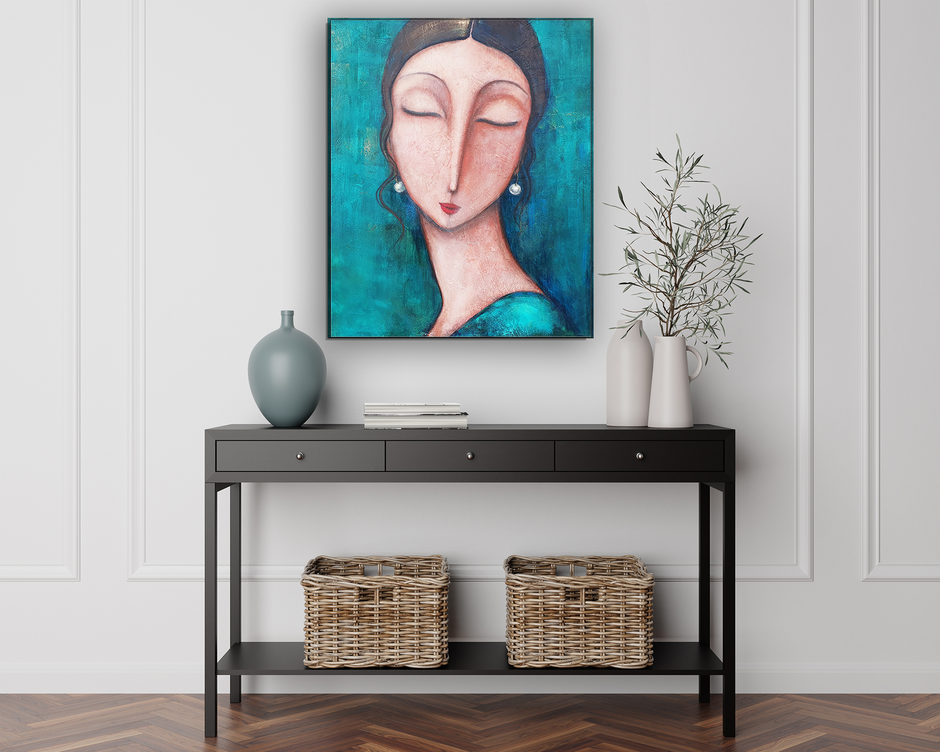 Professionelle Materialien/Ich arbeite mit hochwertigen Acrylfarben/Texturen in Künstlerqualität mit hoher Lichtechtheit. Struktur und Acrylmischung auf Leinwand schafft eine perfekte Kombination aus Farben und Textur.