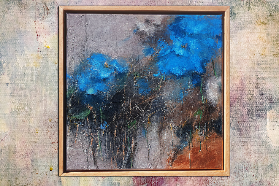 Professionelle Materialien/Ich arbeite mit hochwertigen Acrylfarben/Texturen in Künstlerqualität mit hoher Lichtechtheit. Struktur und Acrylmischung auf Leinwand schafft eine perfekte Kombination aus Farben und Textur.