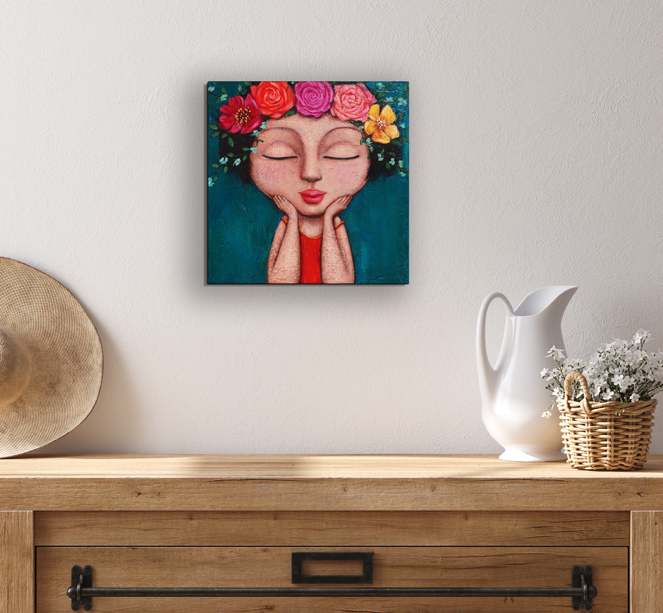 Professionelle Materialien/Ich arbeite mit hochwertigen Acrylfarben/Texturen in Künstlerqualität mit hoher Lichtechtheit. Struktur und Acrylmischung auf Leinwand schafft eine perfekte Kombination aus Farben und Textur.