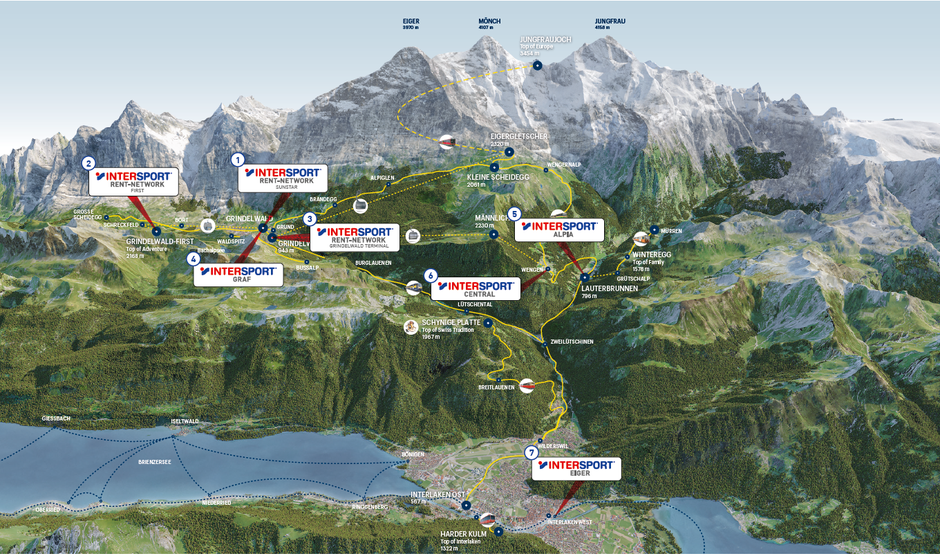 VERMIETUNG WINTER Intersport Grindelwald Bike Rental
