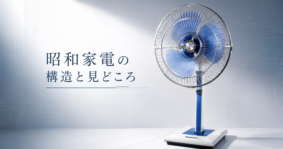 昭和家電の構造と見どころ