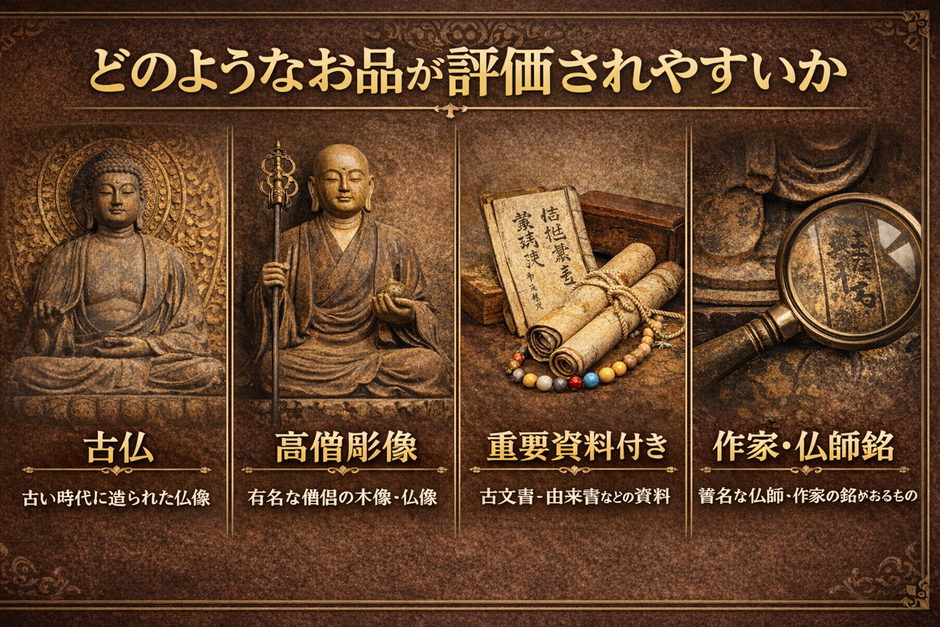 どのような仏像が評価されやすいか？