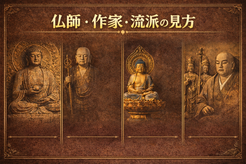 仏師　作家　流派の見方