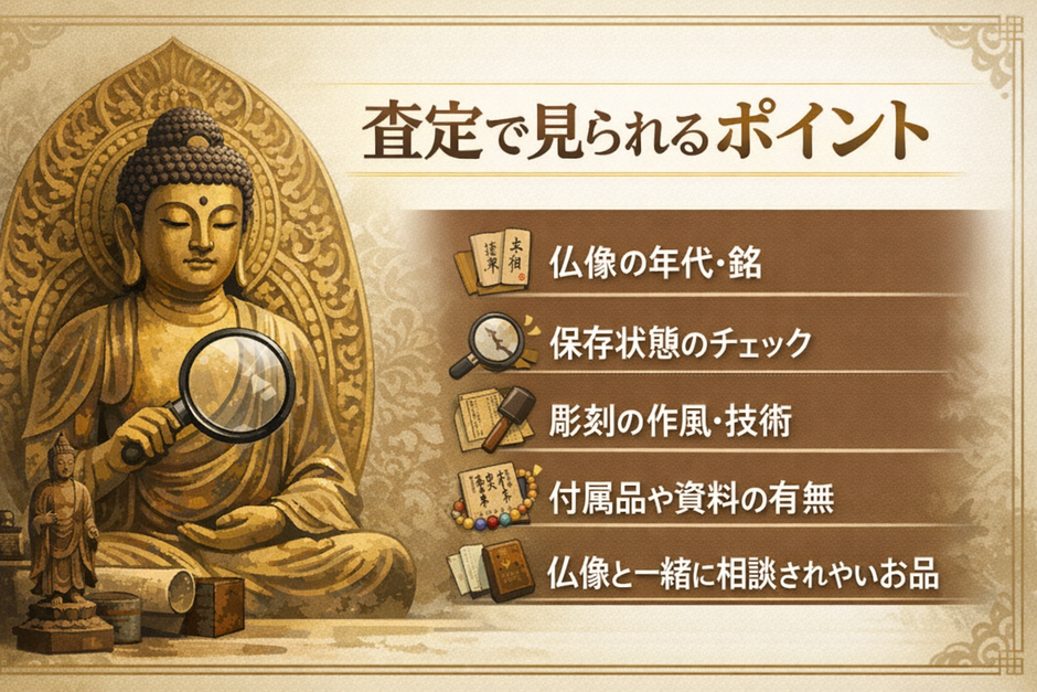仏像買取査定で見られるポイント