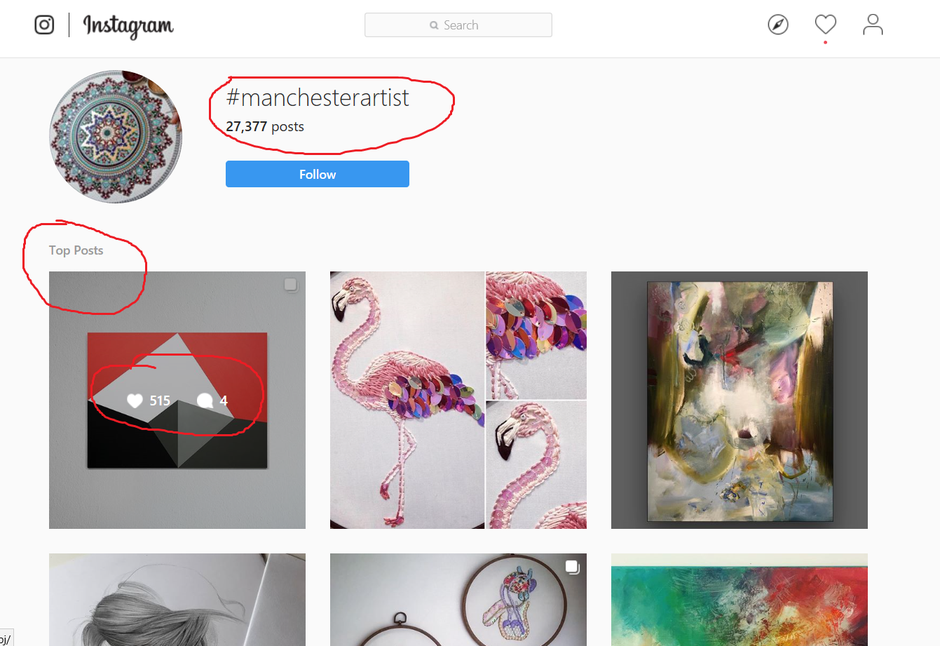 what Instagram hashtags to use marketing your art or craft online