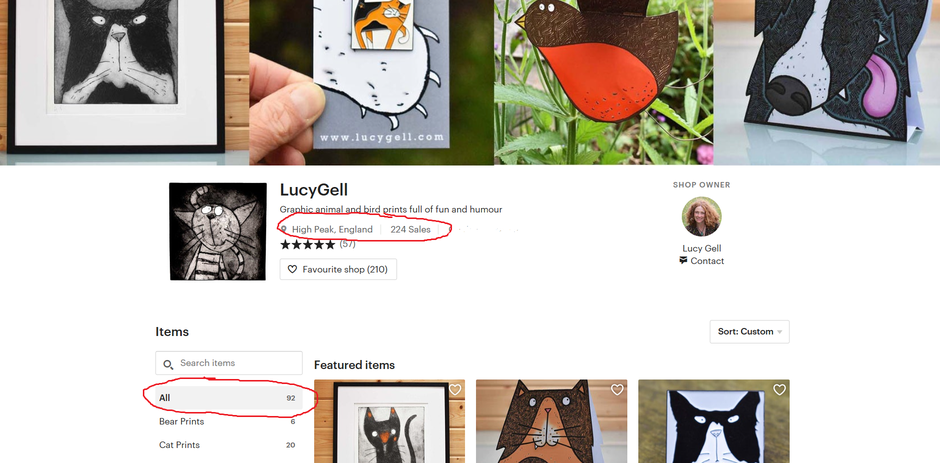 rule of 50 products selling art or craft online