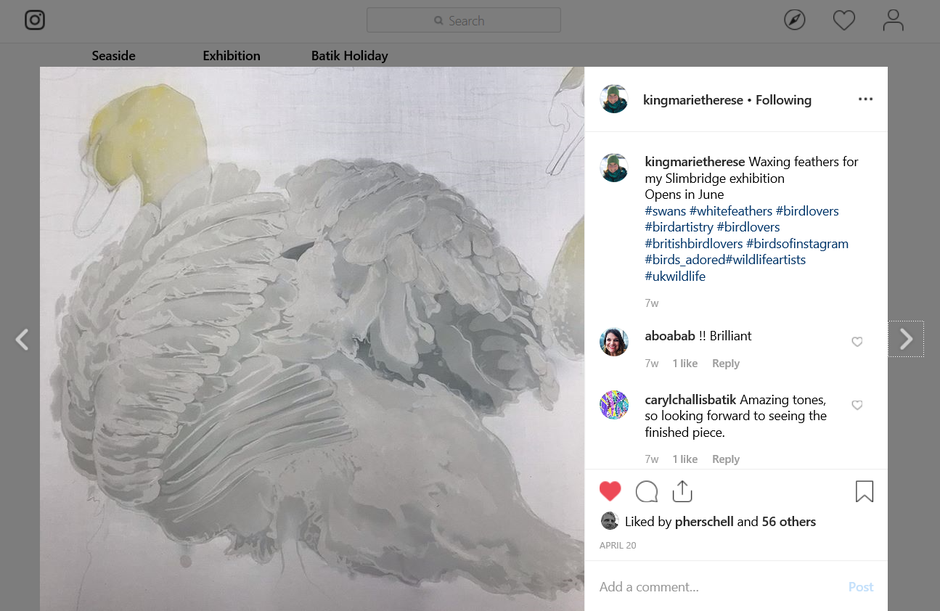 show events and exhibitions marketing your art or craft online