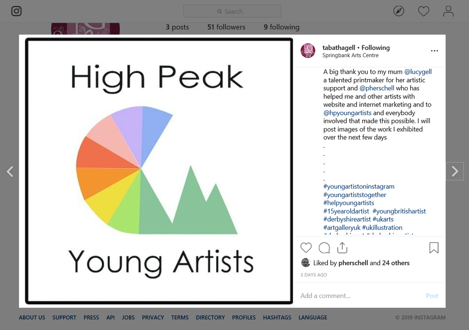 show events and exhibitions marketing your art or craft online