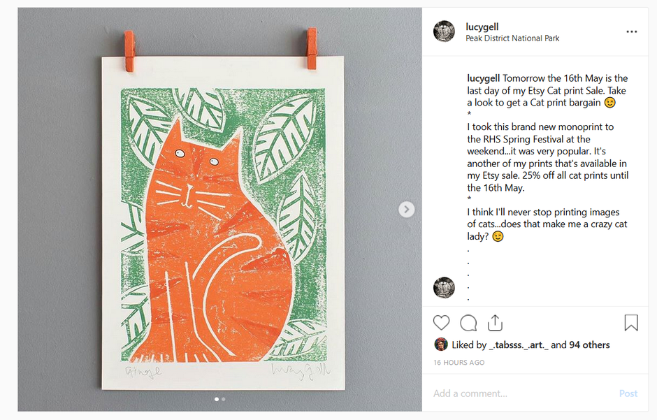 what Instagram hashtags to use marketing your art or craft online