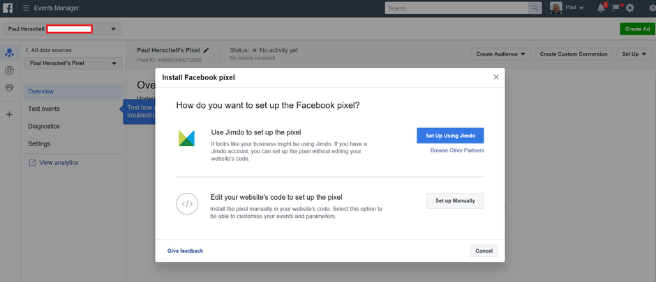 facebook pixel to market your art and craft online