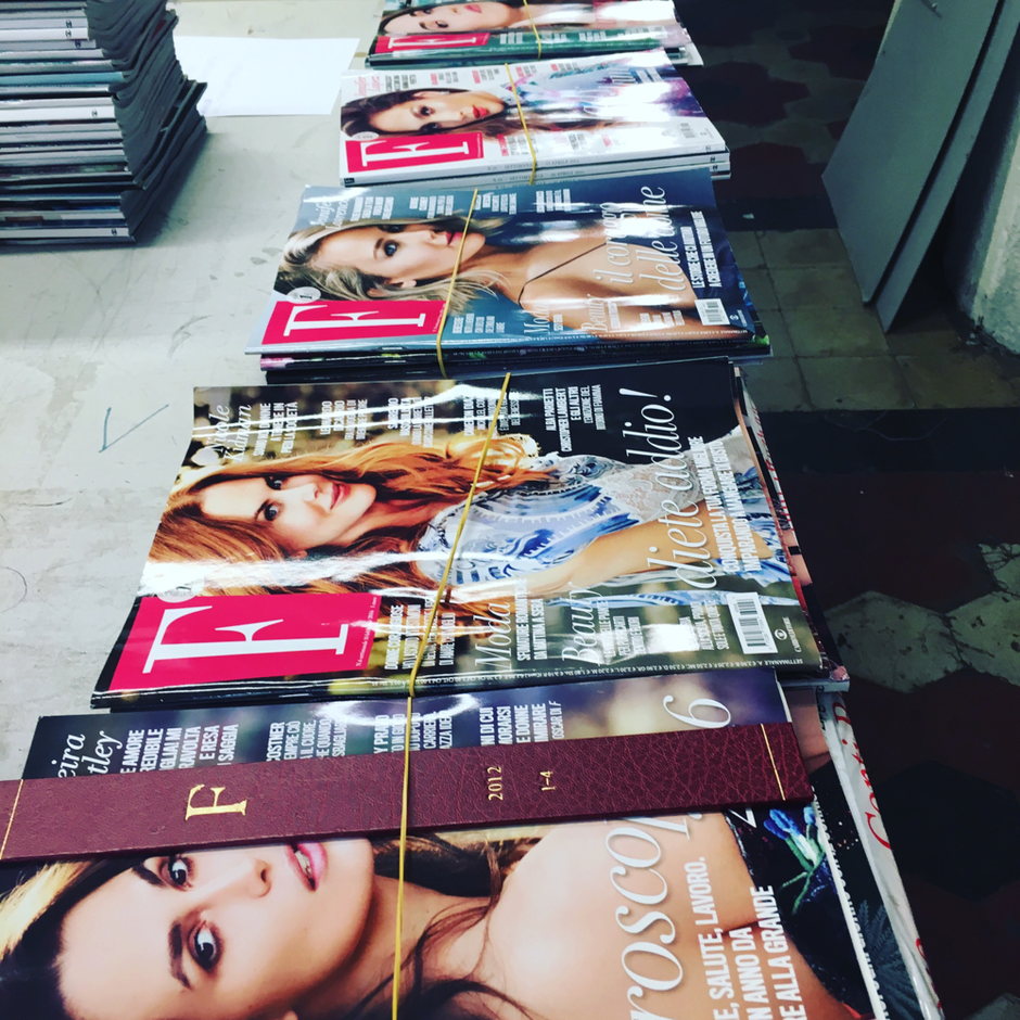 legatura riviste, giornali, gossip, case editrici