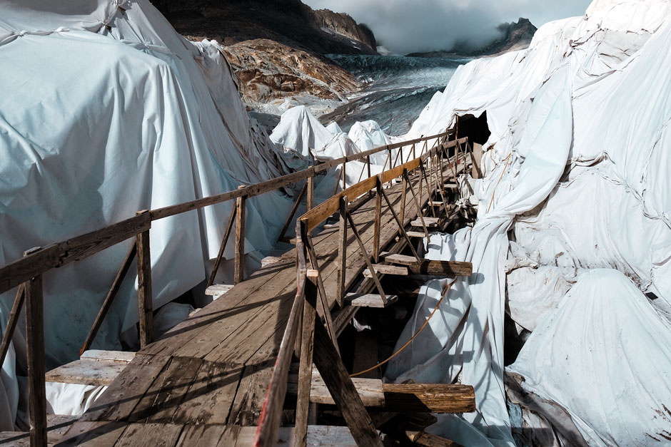Photo: Patrick Robert Doyle auf Unsplash (Rhonegletscher)