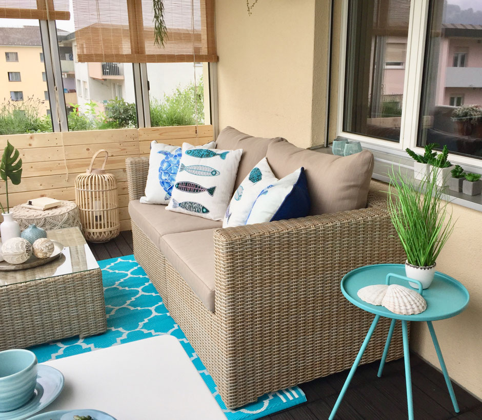 ReDesign Einrichtung Balkon Outdoor Lounge Trinidat Kunststoffgeflecht Rattan Do it garden Brunnen