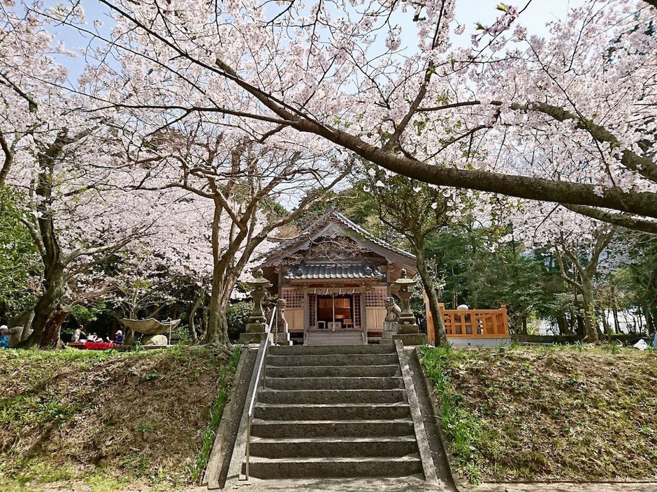 鎮懐石八幡宮の本殿