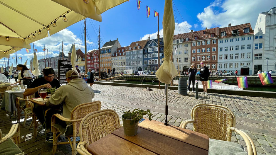 テラス席の眺め