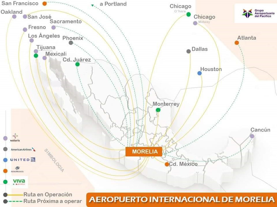 Entérate de los Vuelos Directos desde Morelia y las nuevas rutas