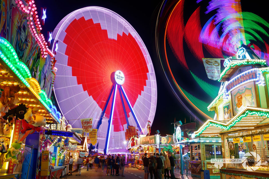 Kiliani Würzburg Riesenrad lightstream bigwheel fair volksfest