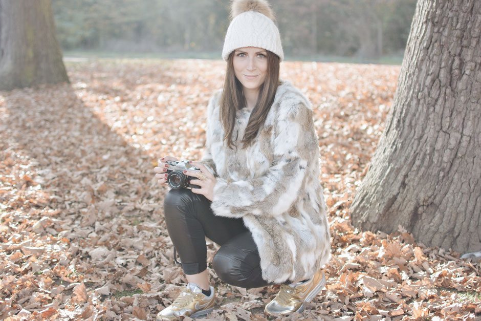 veste lapin leggings cuir