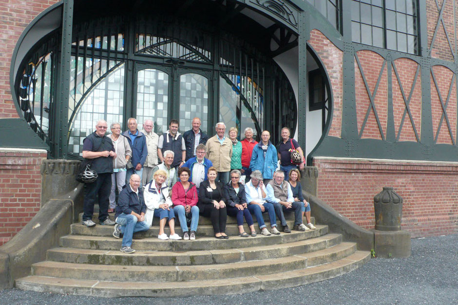 Gruppenfoto auf der Zeche Zollern