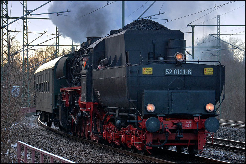 25.02. Zwei DampflokSonderfahrten Bahnbilder aus Sachsen