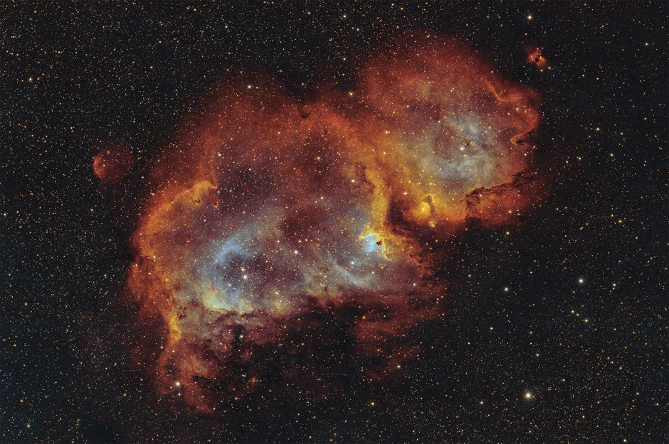 Teleskop TS100Q, Camera Canon Ra, Filter Dual Narrowband Optolong L-Extreme , 12,5,h Gesamtbelichtung