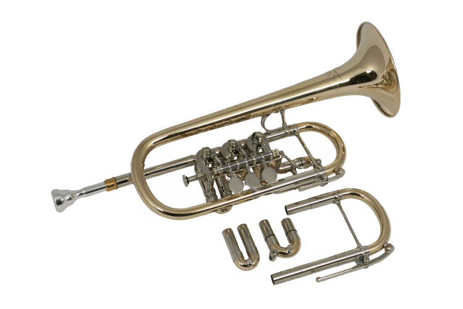 professional E flat rotary trumpet T053 EsX by Ricco Kühn Ricco Kühn