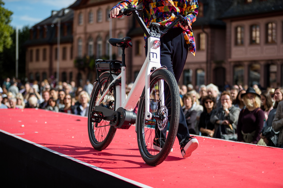 moustache lundi auf dem Laufsteg bei der Urban-Fashion-Week in Mainz