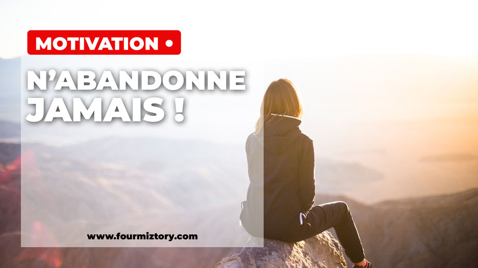 ne jamais abandonner
