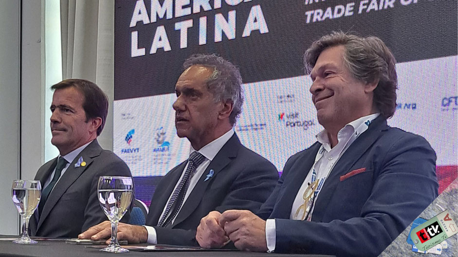 Andrés Deya, Daniel Scioli, Bernardo Cardoso Portugal FIT