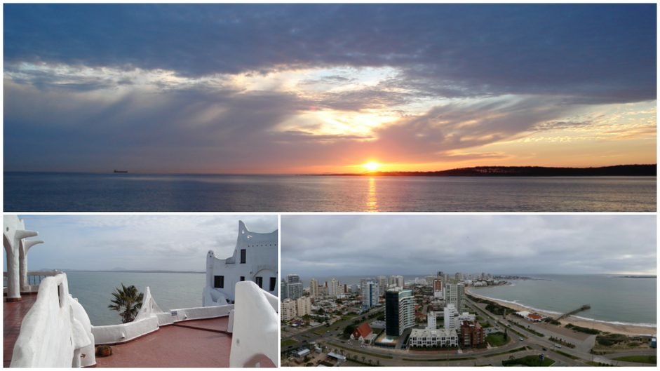 Punta del Este atardecer