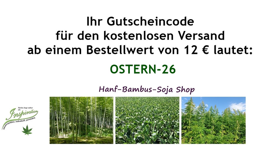 Gutscheincode: OSTERN-26