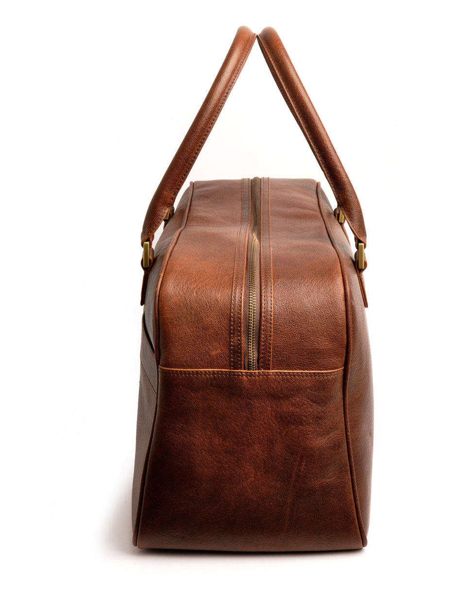 Weekender Herren Reisetasche Büffelleder braun versandkostenfrei Online-Shop