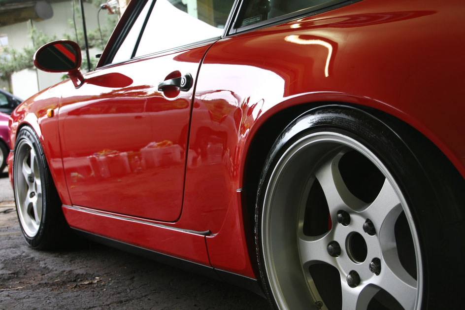 964のリアフェンダーを磨きで美しく 埼玉の車磨き専門店・アートディテール