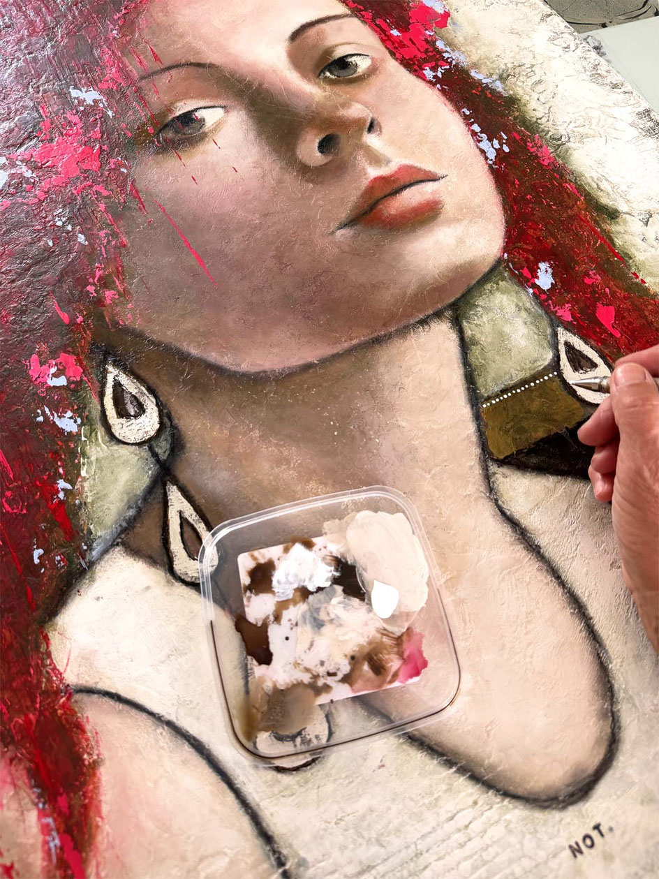 artwork in progress