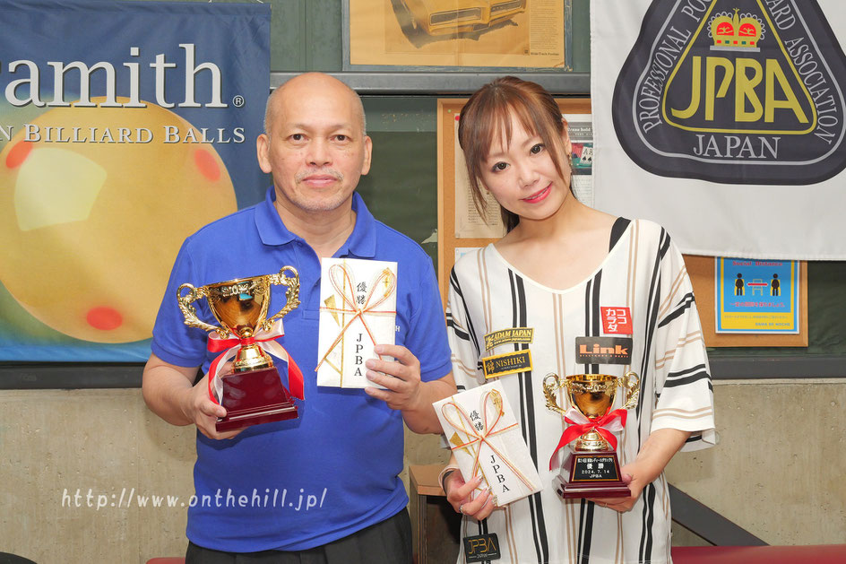 ビリヤード TANIYAN ビリヤード】JCL9ボールで谷みいなプロと黒子が対戦