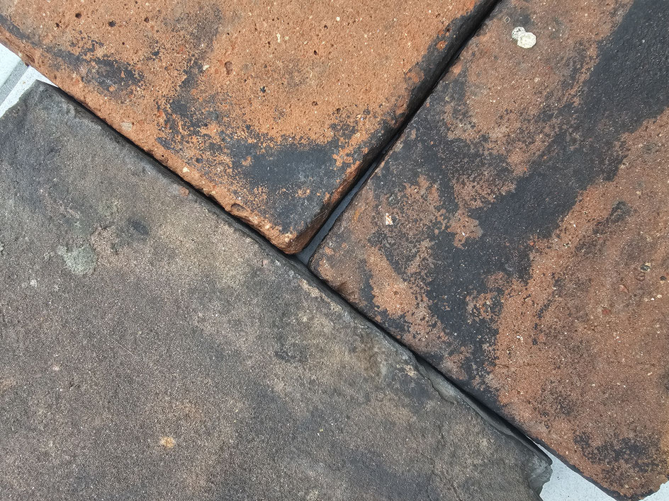 Französisch Terracotta Fliesen Original Alt 37x21cm