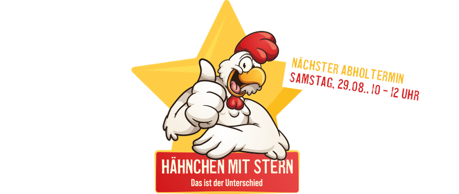 Hähnchen mit Stern