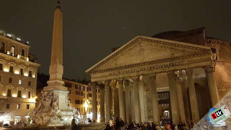 El Panteón en Roma, frecuentado por turistas diariamente