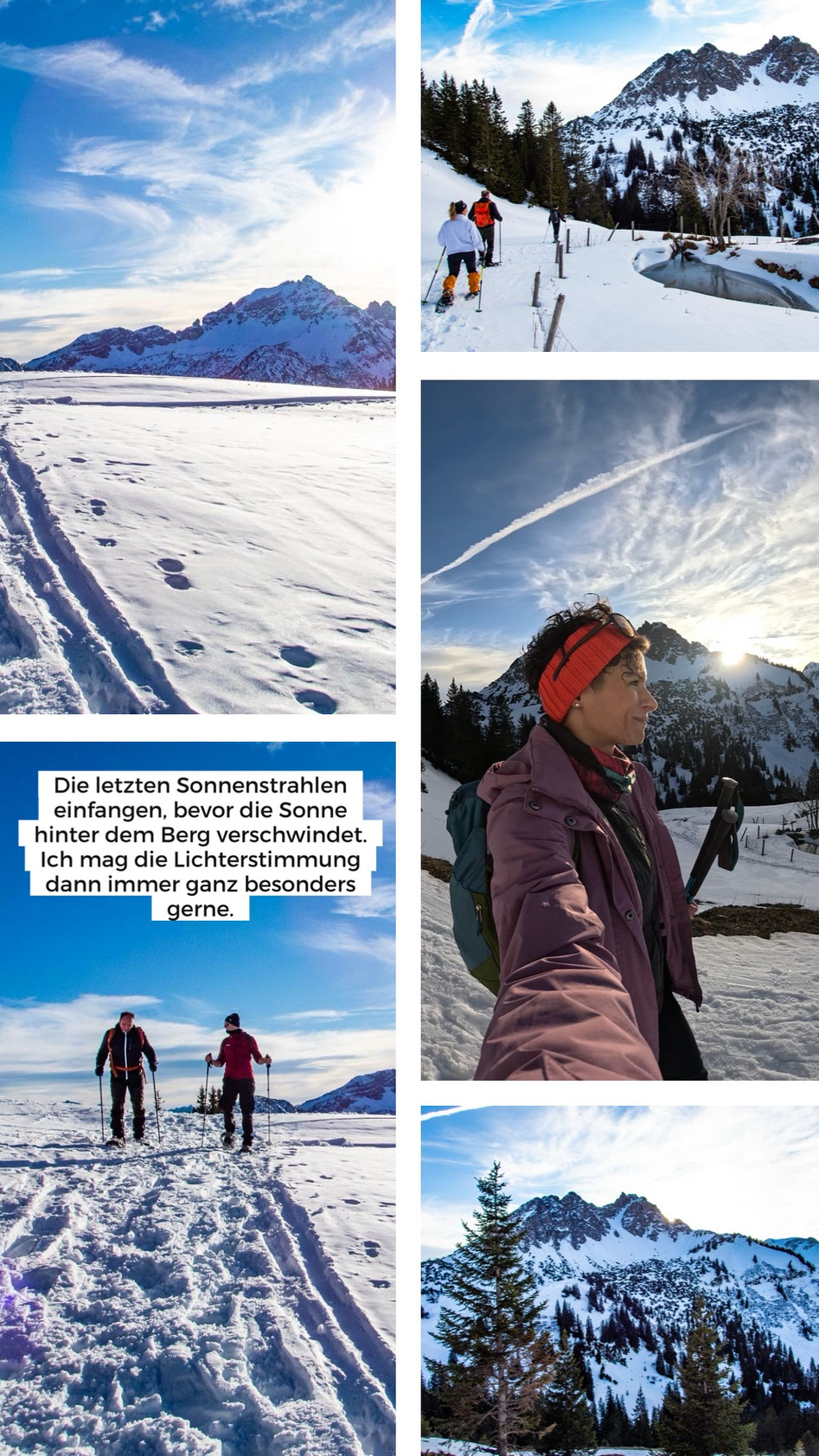 Schneeschuhwanderung auf die Krinnenspitze im Winter