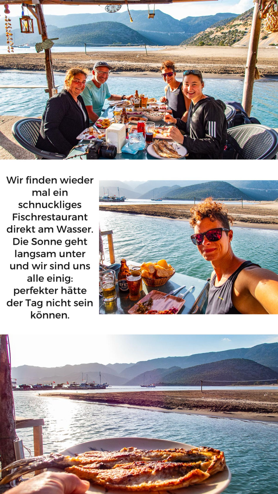 Mehrtagestrekking auf dem Lykischen Weg in der Türkei - wandern fernab der Zivilisation in einer traumhaften Landschaft umgeben von Meer, Klippen und Bergen. (hier: Etappe 11 von Ücagiz nach Demre/Andriake)