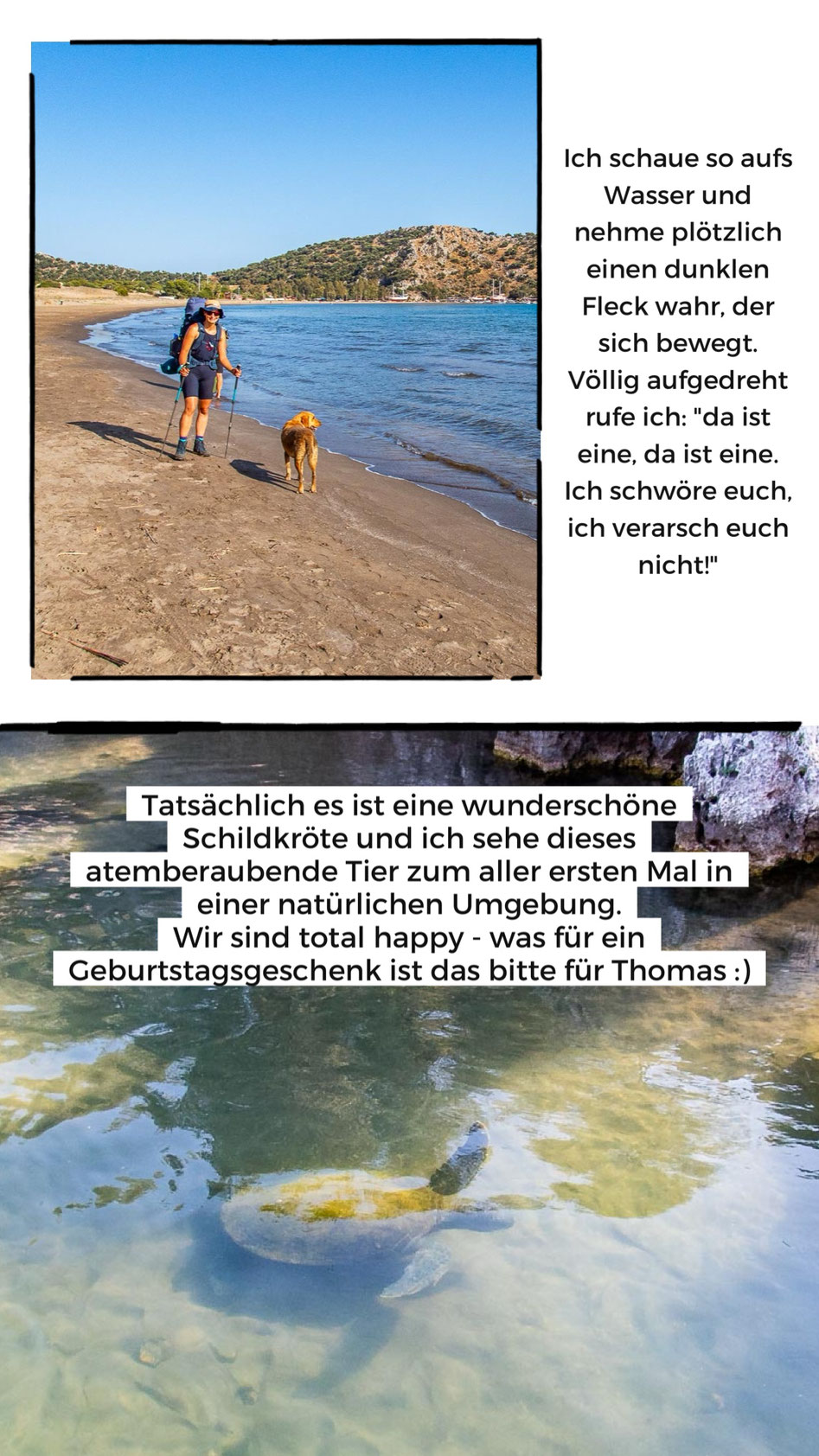 Mehrtagestrekking auf dem Lykischen Weg in der Türkei - wandern fernab der Zivilisation in einer traumhaften Landschaft umgeben von Meer, Klippen und Bergen. (hier: Etappe 11 von Ücagiz nach Demre/Andriake)