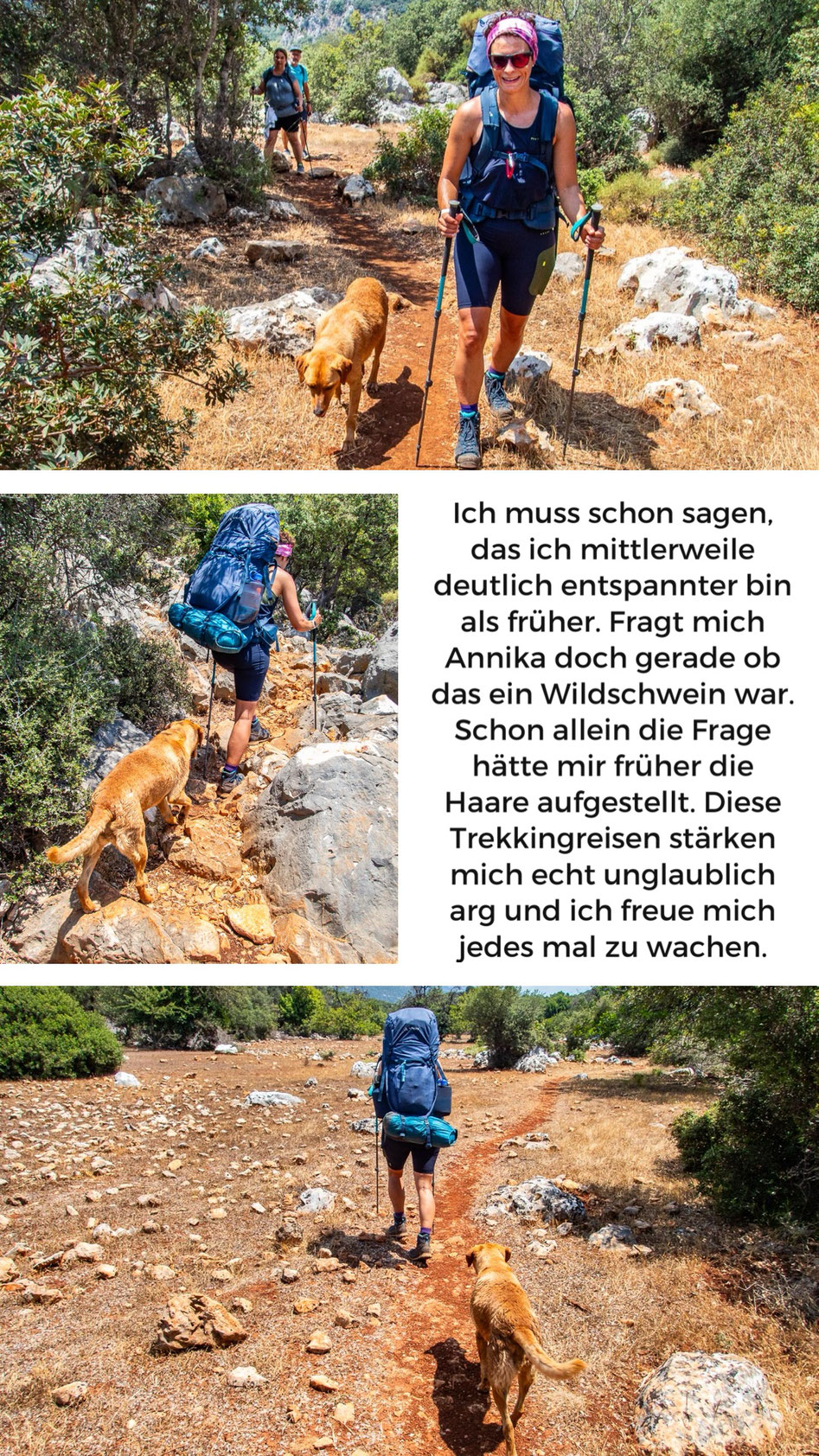 Mehrtagestrekking auf dem Lykischen Weg in der Türkei - wandern fernab der Zivilisation in einer traumhaften Landschaft umgeben von Meer, Klippen und Bergen. (hier: Etappe 11 von Ücagiz nach Demre/Andriake)