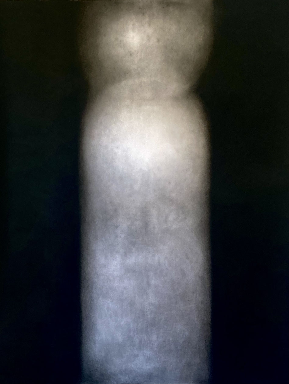 Antahkarana V - charcoal on paper - over 2 metres high - 2022 