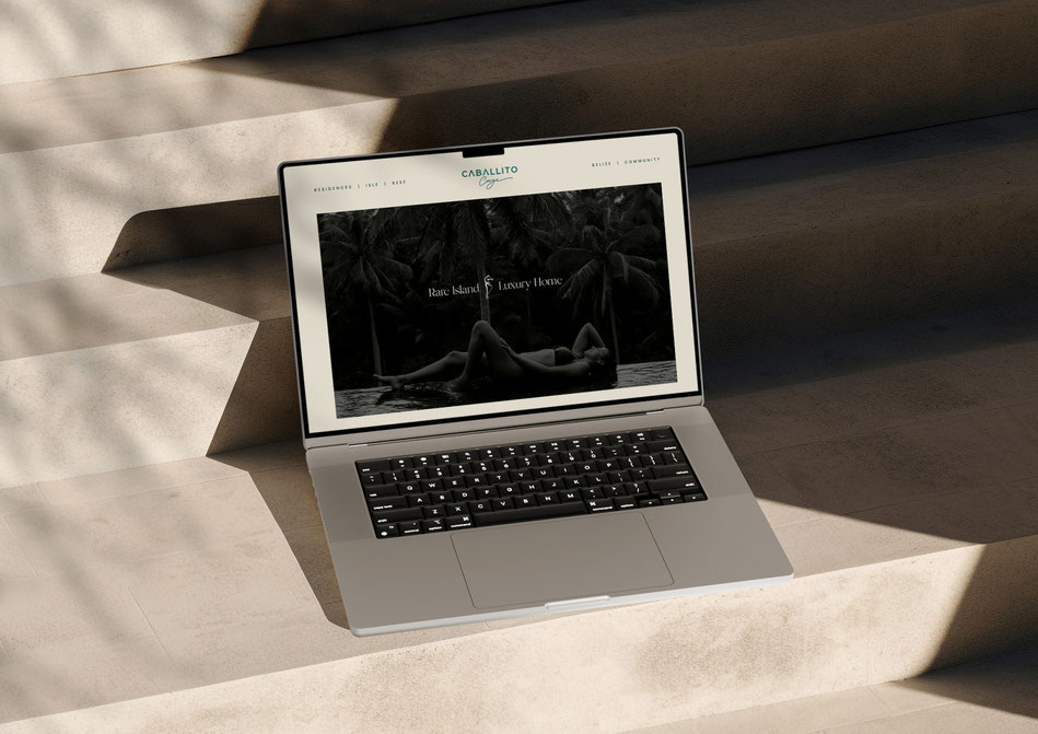Tropical luxury modern Branding by Nina Fischer