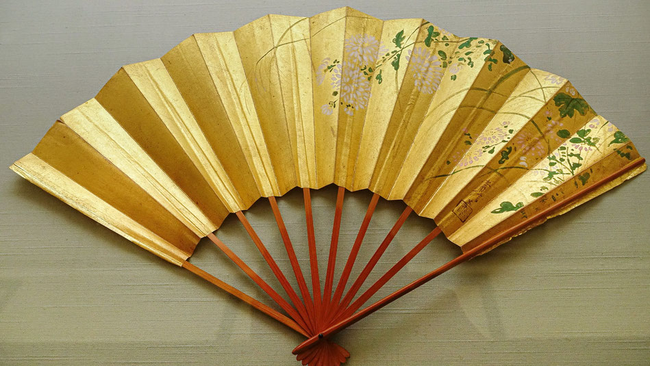 Eventail japonais, Musée National de Tokyo, Japon