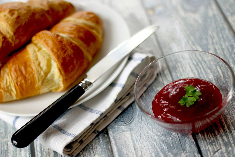 Marmeladenschälchen für plastikfreies Frühstück