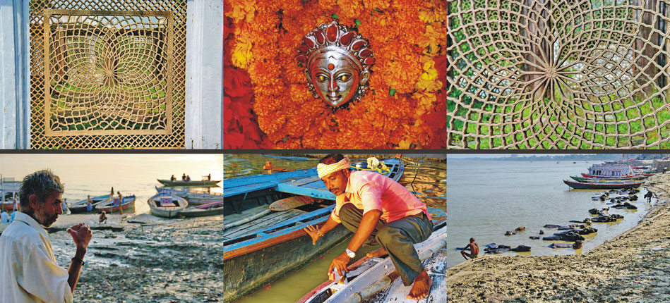 Varanasi_ Sufi Gräber _Chunar ' Shitala-Tempel ' Ganges ' Wasserbüffel